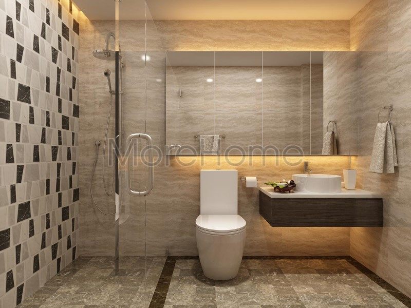 Thiết kế nội thất nhà vệ sinh chung cư Green Star